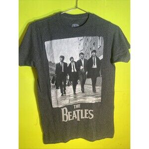 Tha Beatles Graphic Tee Shirt 2013 Apple Corps  Small Charcoal Gray Walking